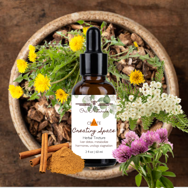 CREATE: "Creating Space" Herbal Tincture (Reproductive System Support/Detox)